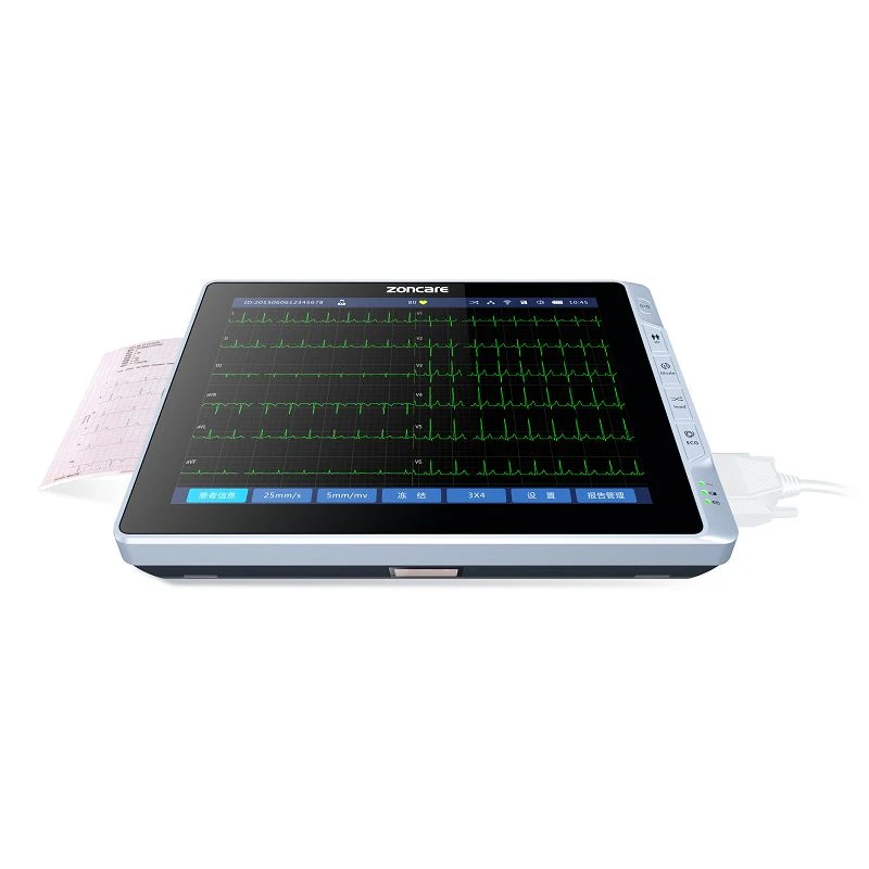 6 Channel 12 Lead ECG Machine